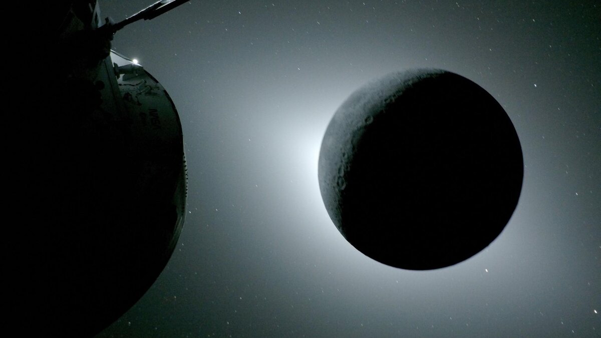 Eclipse seen from Orion